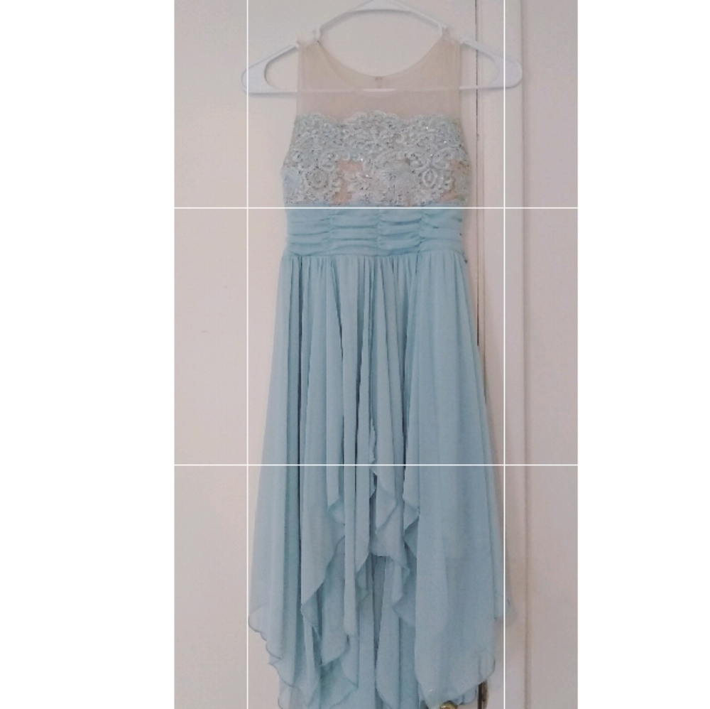 Cute Kids Formal Light Blue Dress